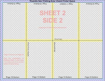 2 3/4 X 4 1/4 inch mini book template