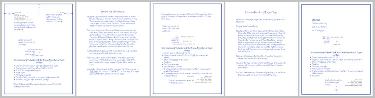 formatting samples 
